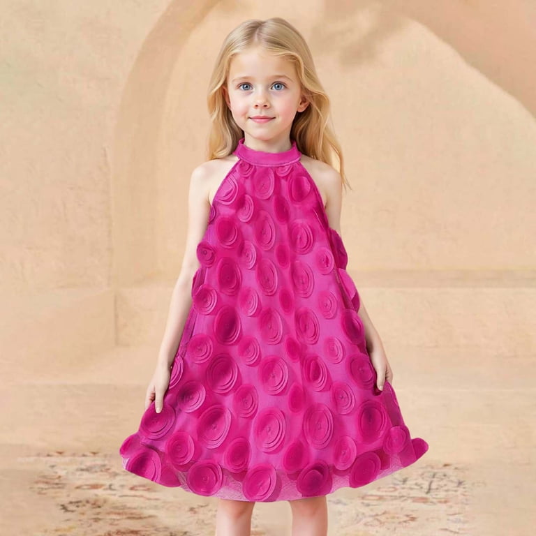 Bigetiay Toddler Girl Dresses Sleeveless A-Line Tiered Swing Cute Pink Dress Girls Birthday Dress For Girls Fancy Dresses, Toddler Girl's, Size: 3-4 Bigetiay Toddler Girl Dresses Sleeveless A-Line Tiered Swing Cute Pink Dress Girls Birthday Dress For Girls Fancy Dresses, Toddler Girl's, Size: 3-4
