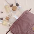 thumbnail image 4 of Ofertas Únicas 1 Pc Bolsa de Maquillaje Portátil con Cierre de Cuerda de Terciopelo Rosa, 4 of 6