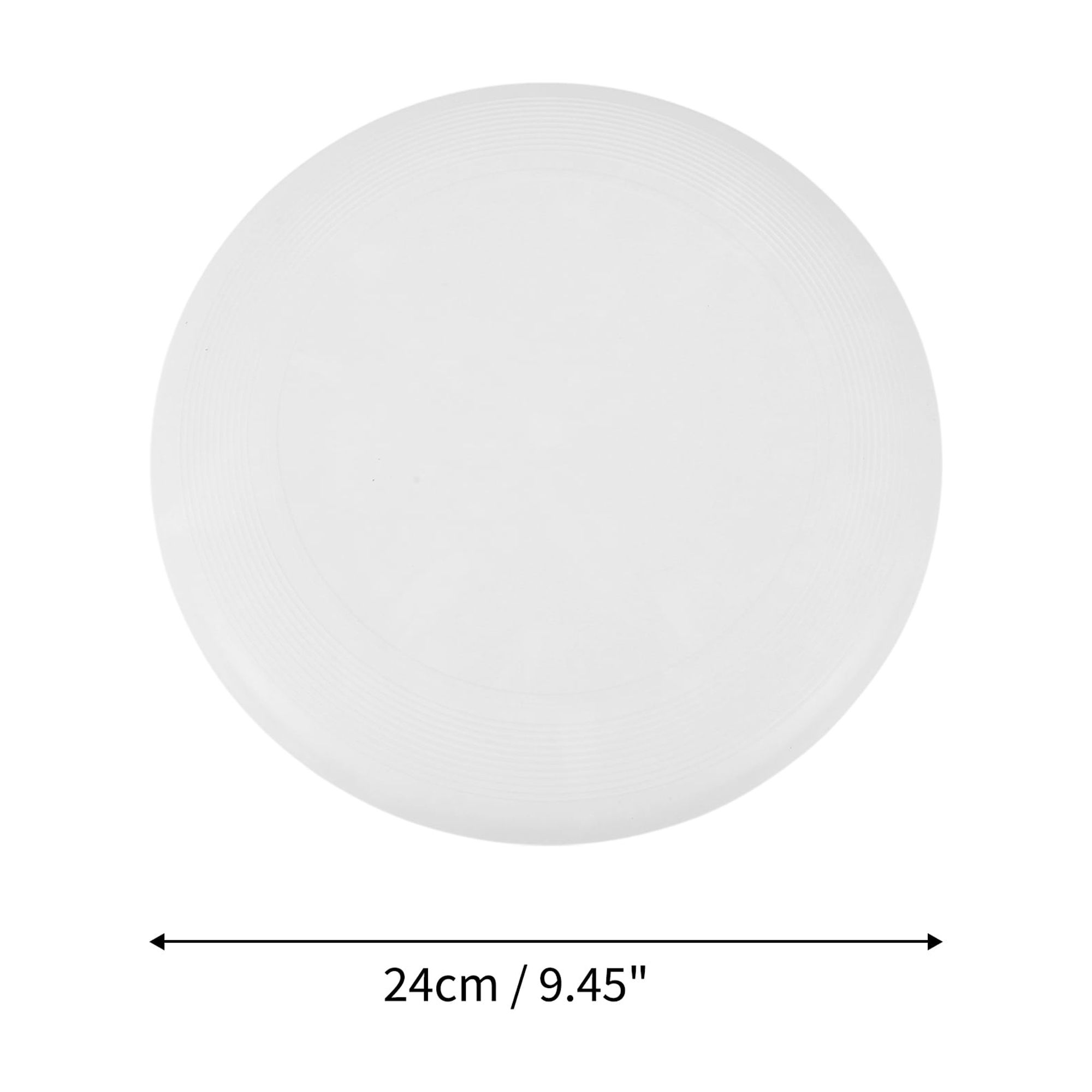 Unique Bargains Solid Color Flying Disc for Outdoor and Indoor Fun 1 Pc ["Beige"]