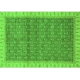thumbnail image 1 of Ahgly Company Indoor Rectangle Abstract Green Modern Area Rugs, 7' x 9', 1 of 4