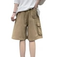 thumbnail image 5 of LinYooLi Women's Cargo Shorts Casual Athletic Camping Hiking Baggy Gothic Summer Bermuda Shorts with Pockets, 5 of 7
