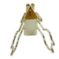 thumbnail image 2 of 15Pcs Binder Clips Paper Clamps Metal Boxed Long Tail Office File Storage Dovetail Clip Gold Cat Shaped Handle, 2 of 14
