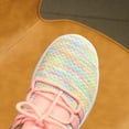 thumbnail image 5 of Kushyshoo Kids Sneakers Rainbow Pink Running Athletic Shoes for Girls Size 3 (Big Kid), 5 of 6