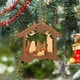 thumbnail image 4 of Wooden Nativity Decoration Christmas Wooden Hanging Decoration Star Christmas Scene Souvenir, 4 of 7