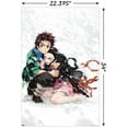 thumbnail image 3 of Demon Slayer - Tanjiro & Nezuko Snow Wall Poster, 22.375" x 34", 3 of 4