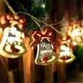 thumbnail image 2 of Christmas Fairy Lights Christmas String Lights Battery Operated String Lights LED String Lights Indoor Ourdoor for Christmas Tree Lights Bedroom Party Christmas Decor, 6.56FT 10LED, 2 of 2