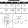 thumbnail image 5 of Mens Satin Robe Lightweight Silk Long Sleeve Bathrobe with Shorts Set Spa Kimono Sleepwear, 5 of 5