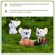 thumbnail image 2 of Adornos para cupcakes XCF 6 piezas figuras en miniatura koala Decoración micropaisajes, 2 of 2