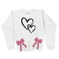 thumbnail image 2 of Xixinqiwan Valentine's Day Pullovers,Women's Cute Heart Sweatshirts Long Sleeve Tops Spring Fashion Clothes Trendy Holiday Outfits, 2 of 6