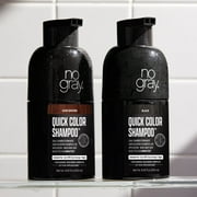 No Gray Quick Permanent Hair Color Shampoo, Dark Brown, 8.45 fl oz