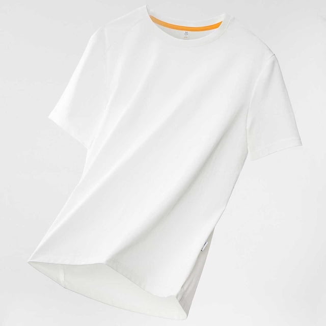 Styesk T Shirts for Man Man Solid-Color Casual Elastic Sports Short Sleeved Round-Neck Blouses