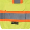 thumbnail image 5 of Radians Rad Wear ANSI Class 2 Hi Vis Green Safety Vest, XL, 5 of 8