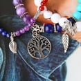 thumbnail image 3 of Beaded Bracelets for Women, Healing Stone Crystal Bracelets Tree of Life Bracelet Yoga Stretch Chakra Bracelet Set Jewelry Gifts, 3 of 5