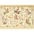 thumbnail image 1 of Ahgly Company Machine Washable Indoor Rectangle Traditional Gold Area Rugs, 8' x 10', 1 of 7