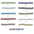 thumbnail image 4 of xinxixnxx 50 Pieces Rhinestone Rondelle Handmade Spacer Beads Jewelry Crystal Multi-colors Loose Bead Earring Necklace Accessories Dark Blue 8MM50 Pieces, 4 of 7