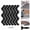Black, variant on 12 Pieces Non-Slip Bathtub Stickers Strips Safety Bathroom Tubs Showers Treads Adhesive Decals with Scraper for Bathroom, Bathtub, Stairs, Room Floors(Clear)