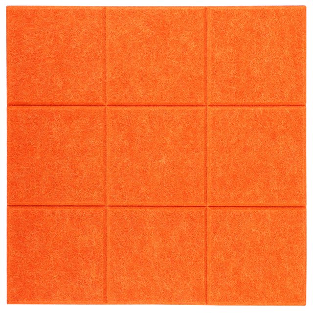 EXHUMKY Planche de Feutre Design Pratique Orange pour Décoration Intérieure 1Pcs