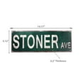 thumbnail image 2 of Embossed Metal Wall Sign (Ave), 2 of 3