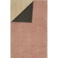 thumbnail image 3 of EORC Pink Hand-Tufted Wool Contemporary Spring Rug, 5' x 8'-Color:Pink,Material:Wool, 3 of 4