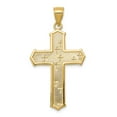 thumbnail image 4 of 14K Yellow Gold Charm Pendant Themed 34 mm 19 Passion Cross, 4 of 4