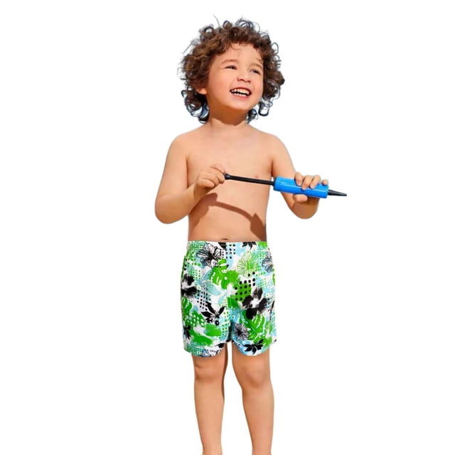 Short Duradero Niño Bermuda Casual Verano Playa Alberca Color