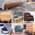 thumbnail image 3 of Wooden Furniture Legs Set Of 4 Height Wood Sofa Legs Solid Wood Tapered M8 Replacement Furniture Feet Wood Color For Couch Sofa Cabinet Ottoman (strai, 3 of 5