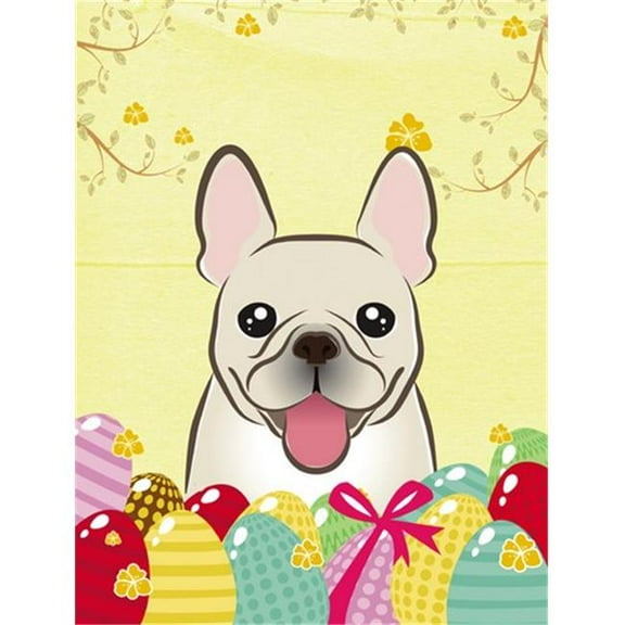 French Bulldog Easter Egg Hunt Flag Garden