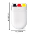 thumbnail image 3 of Face Paint Stick for Soccer Fan Makeup,Sports Eye Black-Style Makeup Stick, Waterproof Sweatproof Body Paint for Baseball Softball Football, Party Accessories (Germany-Black&Red&Yellow), 3 of 6