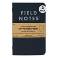 thumbnail image 1 of Libreta Field Notes Pitch Black, paquete de 3, 90 g/m², 48 páginas, 1 of 6