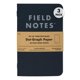 thumbnail image 1 of Libreta Field Notes Pitch Black, paquete de 3, 90 g/m², 48 páginas, 1 of 6