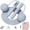 Blue, variant on YOTTOY Skipping Ropes for Adults -Cordless Counter Jump Rope with Large Cordless Ball-Weighted Jump Rope for Women with LCD Display