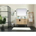 thumbnail image 6 of Elegant Decor Eugene 42" Single Bathroom Vanity with Backsplash in Mango Wood, 6 of 8