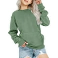 thumbnail image 1 of XQYLOS Chandail en Molleton Fille Manches Longues Col Rond Chandail Décontracté avec Poches Mignon Doux Usage Quotidien Style Urbain Chandail à Capuchon Alternative Adolescent Moyen Grand Enfants, 1 of 9