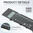 thumbnail image 3 of 38Wh F62G0 Battery For Dell Inspiron 13 7000 7370 7373 7380 7386 5370 P83G P87G, 3 of 4