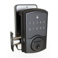 thumbnail image 3 of Brinks Electronic Touchpad Deadbolt with Pro-Guard, Transitional, Matte Black, 3 of 11