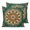 DarkGreen Olive, variant on 26x26 Pillow Covers Set of 2, Boho Flower Throw Pillow Covers Decorative Couch Cushion Case, Yellow Green Bohemian Colorful Medallion Microfiber Square Pillowcases for Bedroom Car Living Room
