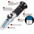 thumbnail image 3 of Newest Handheld refractometer Refraction Tools 58~92% Brix 38~43 Be Baume Honey Water Contents (12 - 27%) Refractometer ,Reliable & Consistent Readings, 3 of 6