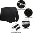 thumbnail image 3 of SEBLAFF Waterproof Golf Cart Cover 4 Passengers Rain Storage for EZGO Club Car Yamaha, 3 of 7