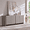 Gray, variant on Aitjunz 66" Buffet Cabinet with Storage, Modern Sideboard w/Curved Edges & Adjustable Shelves, Cream