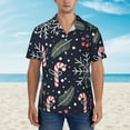 thumbnail image 5 of Christmas Men'S 3d Print Casual Button Down Shirts, Novelty Hawaiian Short Sleeves Xl, 5 of 7