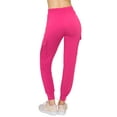 thumbnail image 3 of ALWAYS Women's Super Soft Casual Cargo Jogger Pants Fuchsia M, 3 of 6