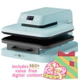 thumbnail image 1 of HTVRONT 1500W 15"x15" Auto Heat Press Machine Bundle, Sublimation Printer Transfer HTV Vinyl,Blue, 1 of 7