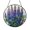 Acrylic 3.5 Inch, variant on Stained Glass Lupine Wildflower Window Hanging Art