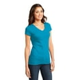 thumbnail image 4 of District Juniors Very Important Tee V Neck-4XL (Light Turquoise), 4 of 6