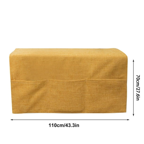 Sofá Cojín Cubiertas Verano Sofá Guante Tela Ampliado Imitación Lino Manga Almohadilla Cortinas Universales de Verano Cubiertas de Reposabrazos para Sofá