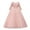Pink, variant on IBTOM CASTLE Flower Girls 3/4 Sleeve Deep V-Back Tulle Vintage Lace Wedding Party Long Dress Formal Princess Communion Pageant Maxi Gown 7-8 Years White