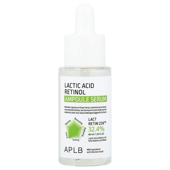 APLB Lactic Acid Retinol Ampoule Serum, 1.35 fl oz (40 ml)