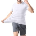thumbnail image 4 of Yaoyar Men's Short Sleeve Workout Shirts Dry Fit Lightweight Athletic T-Shirts Running Gym Summer Sun Shirt, 4 of 8