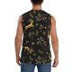 thumbnail image 4 of Balery Christmas Gold Deers1 Camisetas sin mangas para hombre, absorbe la humedad y protege contra el mal olor.-X-Large, 4 of 7