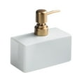 thumbnail image 2 of Abbracc Ceramic Hand Soap Dispenser 400ml Liquid Soap Dispenser Bottle Refillable Lotion White, 2 of 8